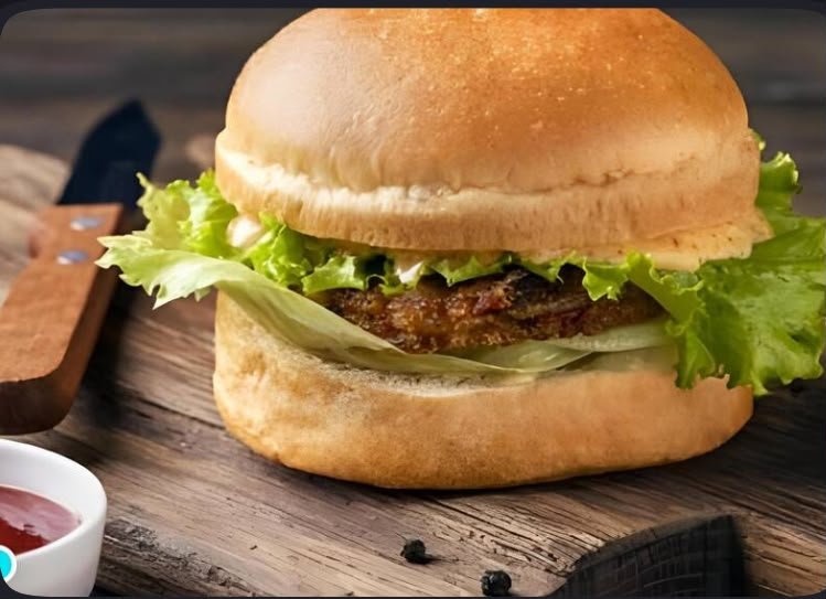 Whole Wheat Tandoori Mix Veg Burger